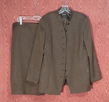 JOHN MEYER Collection 2 Piece Long Sleeve Skirt Suit Womens Size 14