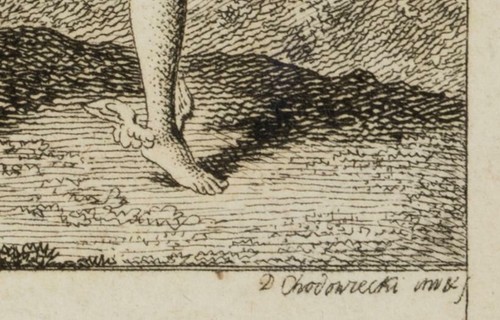 D. CHODOWIECKI (*1726), Folgen des Leichtsinns, 1779, Radierung Figürlich - Picture 3 of 4