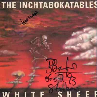 The Inchtabokatables White Sheep SIGNED, INSERT Costbar Vinyl LP