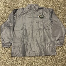 Team USA Olympics Road To Rio 2016 Windbreaker Jacket Adult Size Large L Grey