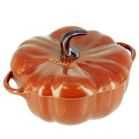 Staub Pumpkin Cocotte, Burnt Orange, 0.75 Qt. - Burnt Orange, New, Free Shipping on sale Staub Pumpkin Cocotte, Burnt Orange, 0.75 Qt. - Burnt Orange, New, Free Shipping on sale