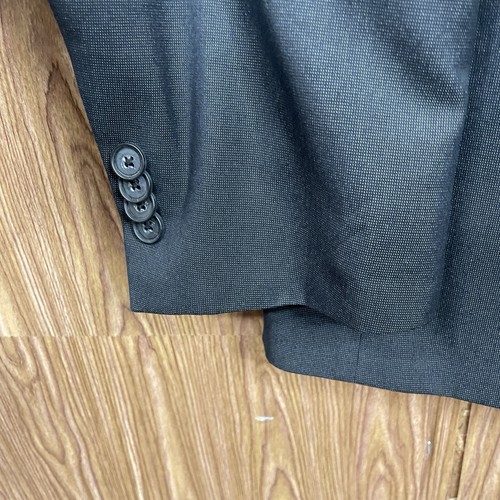 Kenneth Cole Reaction 2 Piece Suit Mens 44R Dark Gray Polyester Double Vented - Picture 5 of 19