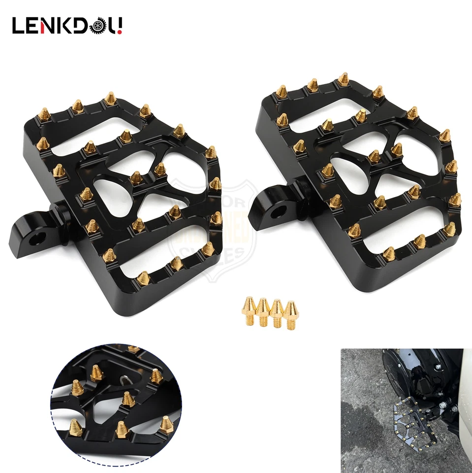 Floorboards Floor Boards Brake Pedal For Harley Electra Glide Street Glide 88-24 Foto 4 de 4