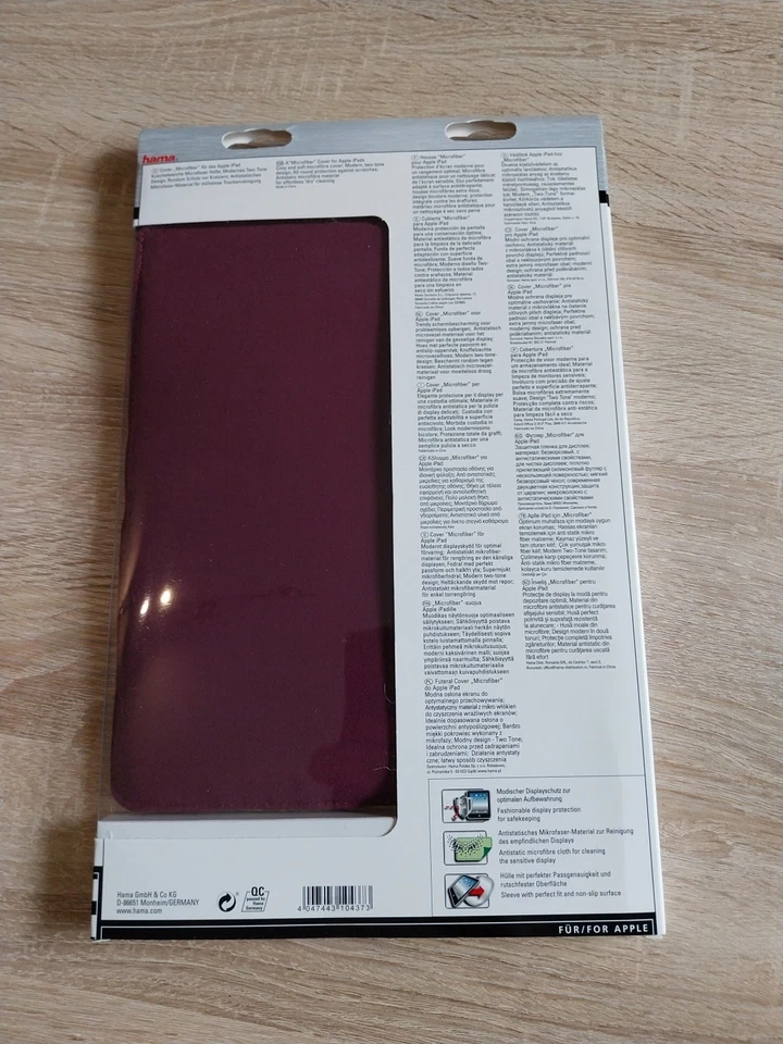 Hama Sleeve Tasche Cover Schutz-Hülle Case Etui für Tablet iPad 9,7" bis 10,5" - Bild 2 von 2