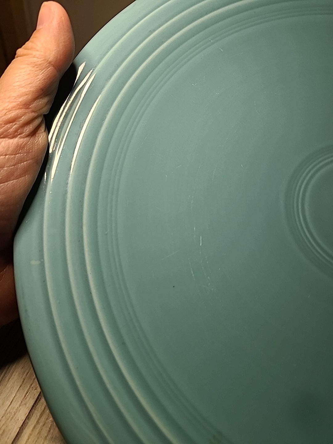 FIESTA HLO USA Genuine Light Blue 12" Chop Plate Excellent Condition