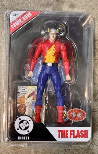 McFarlane Toys DC Direct Page Punchers The Flash (Jay Garrick) Platinum W/Comic