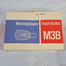 Westinghouse M3B Blue Flashbulbs Flash Bulbs Vintage Camera Box of 12 New
