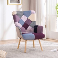 Bohemian Patchwork Accent Chair