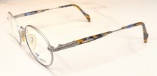 New Vintage Dakota Smith Eyeglasses Silvr Black Western Blues Discontinued Model