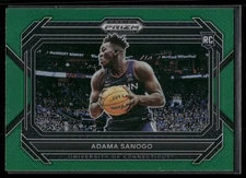 #8 Adama Sanogo 2023 Panini Prizm Draft Picks Green Variation