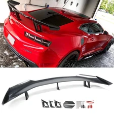 Fits Chevy Camaro 2016-2024 ZL1 1LE Style Carbon Fiber Rear Wing Trunk Spoiler