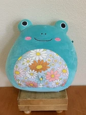 8" Robert the Frog Squishmallow (Floral Belly)