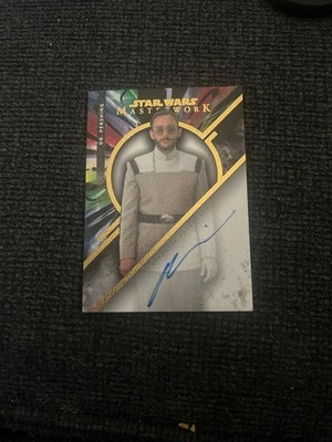 Star Wars Masterwork Dr. Pershing Omid Abtahi Auto Autograph Card 22/25