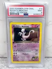 Pokemon Rocket’s Mewtwo Holo Rare 1st Edition #14 PSA 9