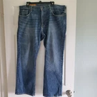Gap 1969 Standard Blue Jeans 100% Cotton Classic Straight Leg Mens 38 x 30