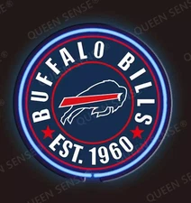US STOCK 14" Buffalo Bills Logo Acrylic Neon Sign Light Lamp Visual Decor LS