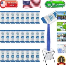 Efficient Odor-Control Powder for Portable Toilets - 25 Convenient Packets