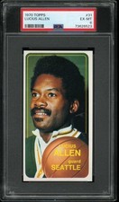 1970 Topps Basketball #31 Lucius Allen Supersonics PSA 6