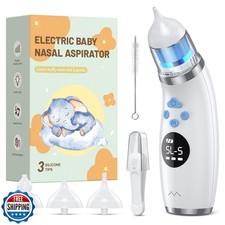 pudult Nasal Aspirator for Baby with Light and Music, Electric Babies Nose Su