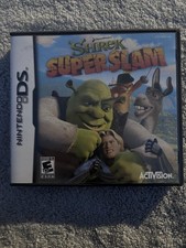 Shrek SuperSlam (Nintendo DS, 2005) CIB Complete Box Case Manual Tested
