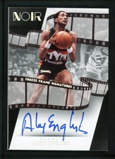 2023-24 ALEX ENGLISH 27/99 AUTO PANINI NOIR FREEZE FRAME SIGNATURES AUTOGRAPHS