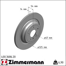 2x Zimmermann 400.3686.20 Bremsscheibe für MERCEDES BENZ M KLASSE GLE W166 C292 2x Zimmermann 400.3686.20 Bremsscheibe für MERCEDES BENZ M KLASSE GLE W166 C292