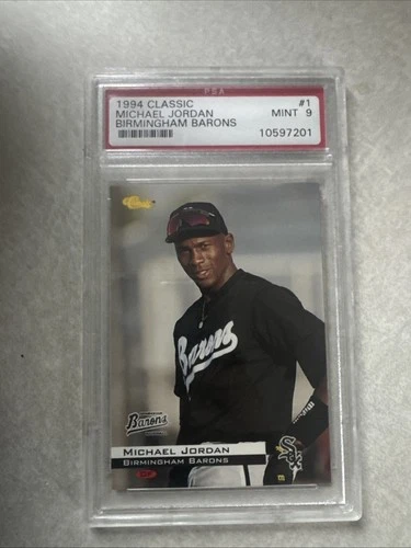 1994 Classic Michael Jordan #1 Birmingham Barons PSA 9