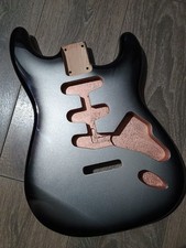 Metallic Silverburst Alder Guitar Body For Stratocaster ST Strat