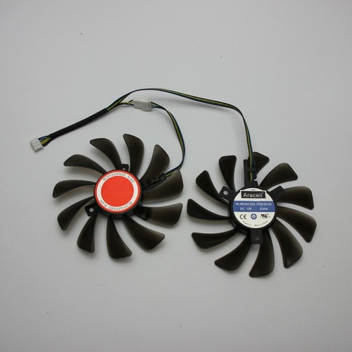 Para wentylatorów wentylator chłodzący do karty graficznej XFX RX 580 590 RX580 RX590 FDC10U12S9-C - Zdjęcie 11 z 12