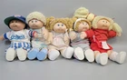 Cabbage Patch Kids Dolls Mixed Sizes/Outfits Plush Soft Body Vintage Lot of 5