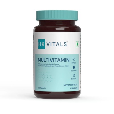 HealthKart HK Vitals Multivitamin for Unisex Multivitamin Tablets 60tabs