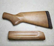 MOSSBERG 500 500A 590 835 12ga WOOD STOCK SET Checkered Forend for 6.5" Tube 88