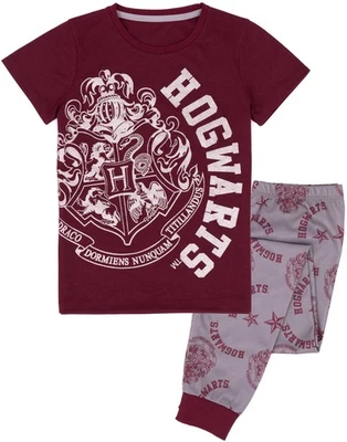 Harry Potter Rouge Pyjama à Manches Courtes et à Jambes Longues Filles - Photo 1/4
