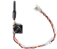 C1T Super Mini 5.8GHz 600TVL FPV Camera & Transmitter - Ultra Lightweight 2.8g