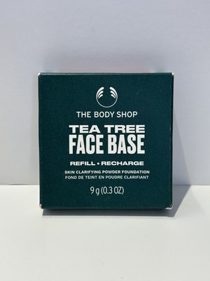 Body Shop Tea Tree Face Base Refill Deep 3C | Powder Foundation | Vegan