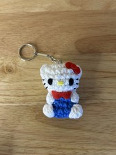 Crochet Handmade Hello Kitty keychain Anime Doll