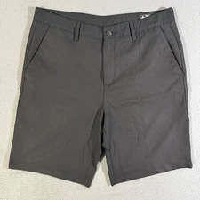 Adidas ClimaCool Golf Shorts Mens Size 32 Gray Athletic Performance 3 Stripes