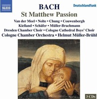 Audio Cd - Johann Sebastian Bach - St Matthew Passion (3 Cd) - Naxos -D- Neu
