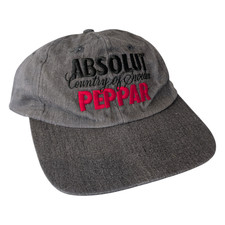 90s Absolut Peppar Vodka Snapback Hat
