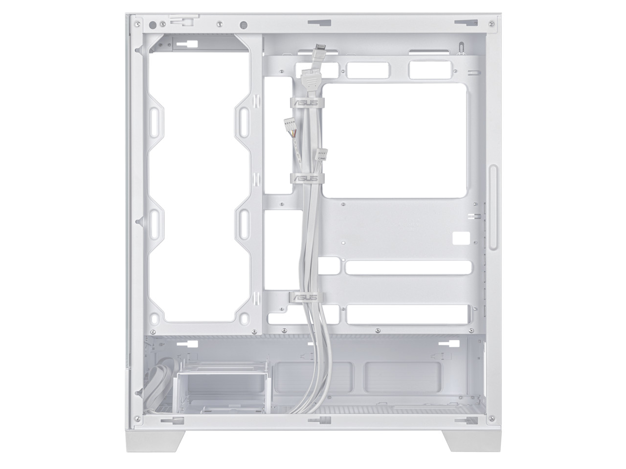 Игровой корпус ASUS A31 White ATX Mid-Tower Gaming Case двустороннее закаленное стекло безрамочный D