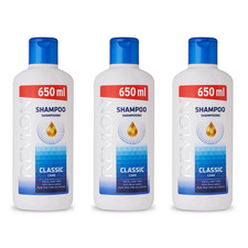 REVLON Classic Care Shampoo 650ml - Pack of 3 5.71 per litre