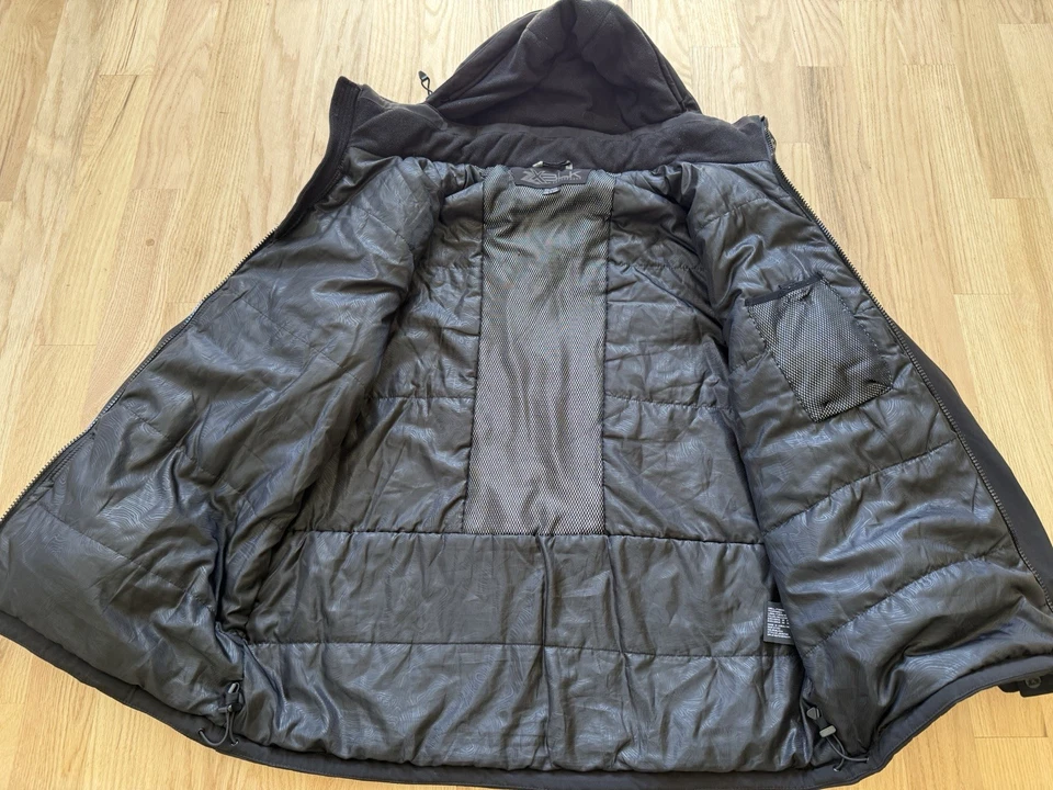 ZeroXPosur Chaqueta de Invierno Abrigo Negro Chaqueta Con Capucha PARA HOMBRES XXL Pesado Foto 3 de 4