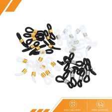 40 x Eyeglass Chain Connector Retainer Anti Slip Silicone Strap Multi Style