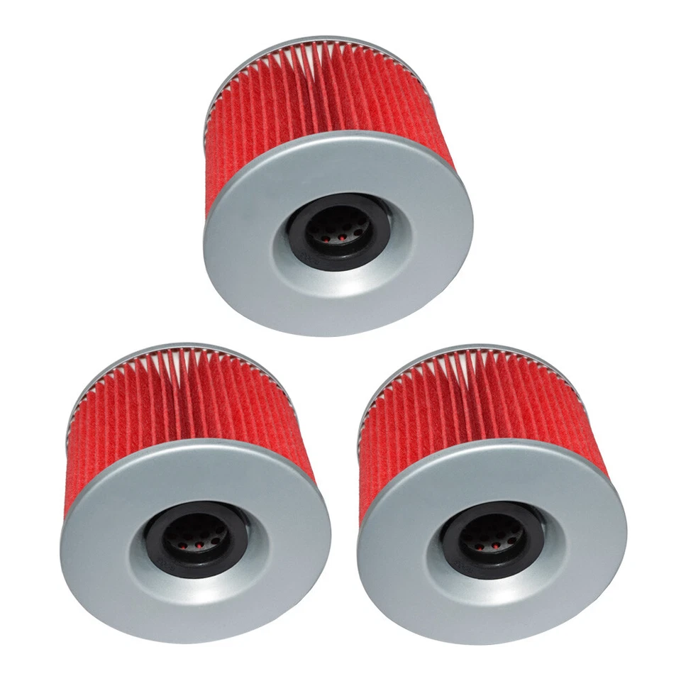 3 filtros de aceite para HONDA Gold Wing GL 1000 1200 CB900F CB750K CB750F CB550 CB500K Foto 3 de 4