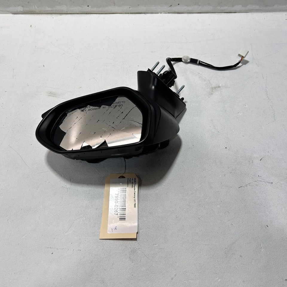 Passenger Side Mirror For 2018-2023 Toyota Camry – Power Glass, Heated, Black
