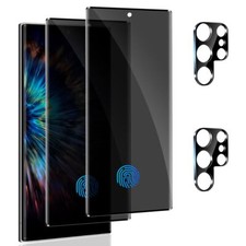 2 Protector De pantalla Privacidad Vidrio Templado Para Samsung Galaxy S23 Ultra
