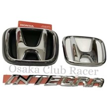 New Oem 2005-06 Dc5 Honda Integra Front Rear Emblem Set Acura Rsx Jdm Genuine