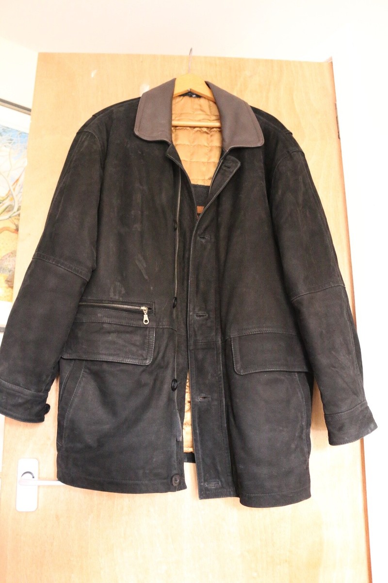 Suede Leather Mens Jacket 50 'Company' Classic Sportswear