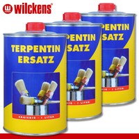 Wilckens 3 X 1 L Terpentinersatz Reiniger VerdüNner Terpentin Pinsel Farbe Lack