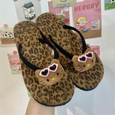 Kitty Damen Sandalen Bequem Slipper Sommer Hausschuhe Flach